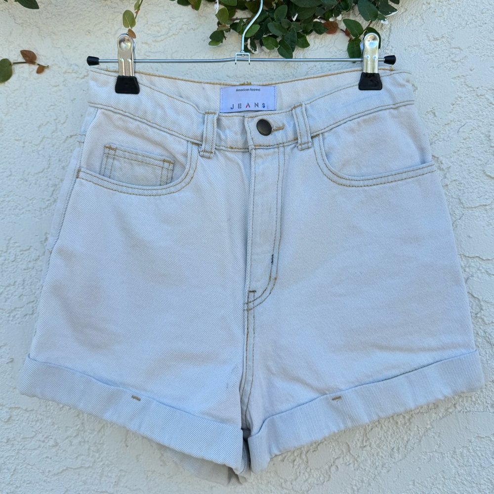 American Apparel jean shorts